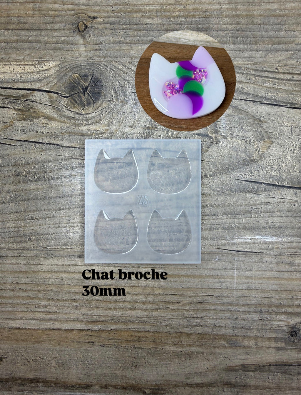 Moule Chat Broche
