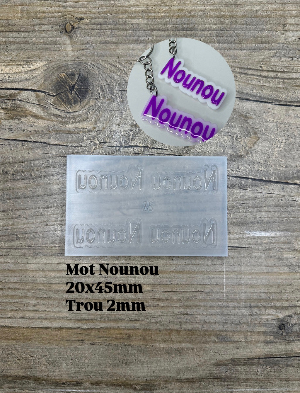 Moule Mot Nounou