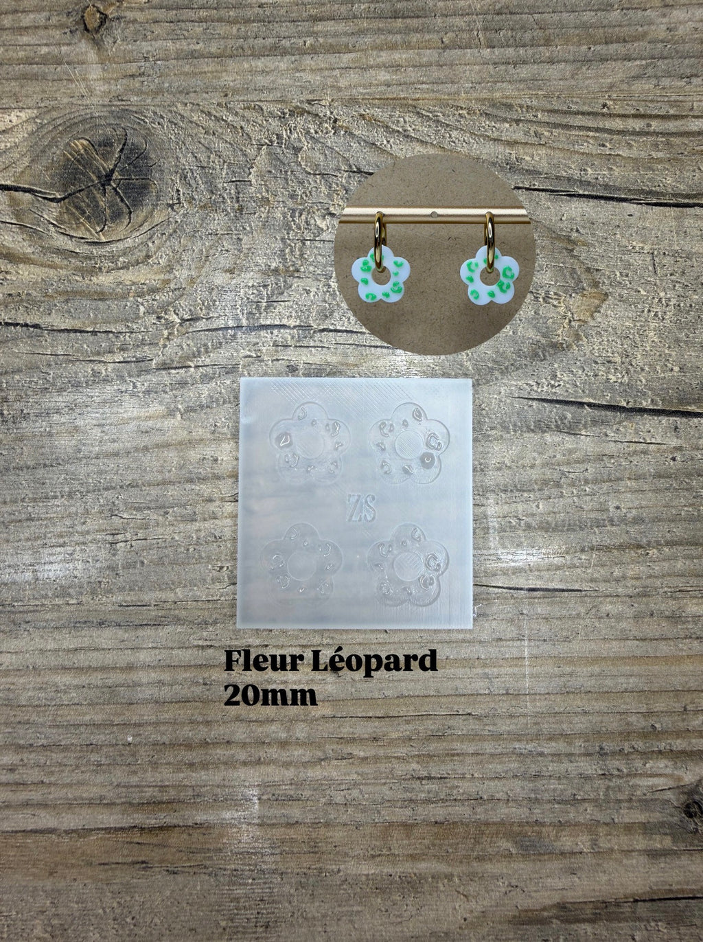 Moule Fleur Léopard