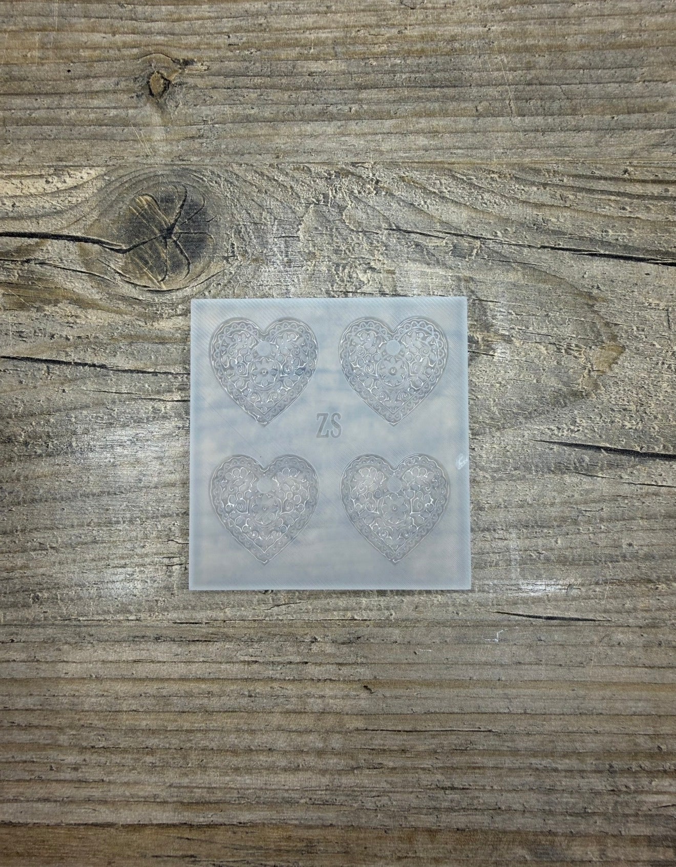 Moule Coeur Floral