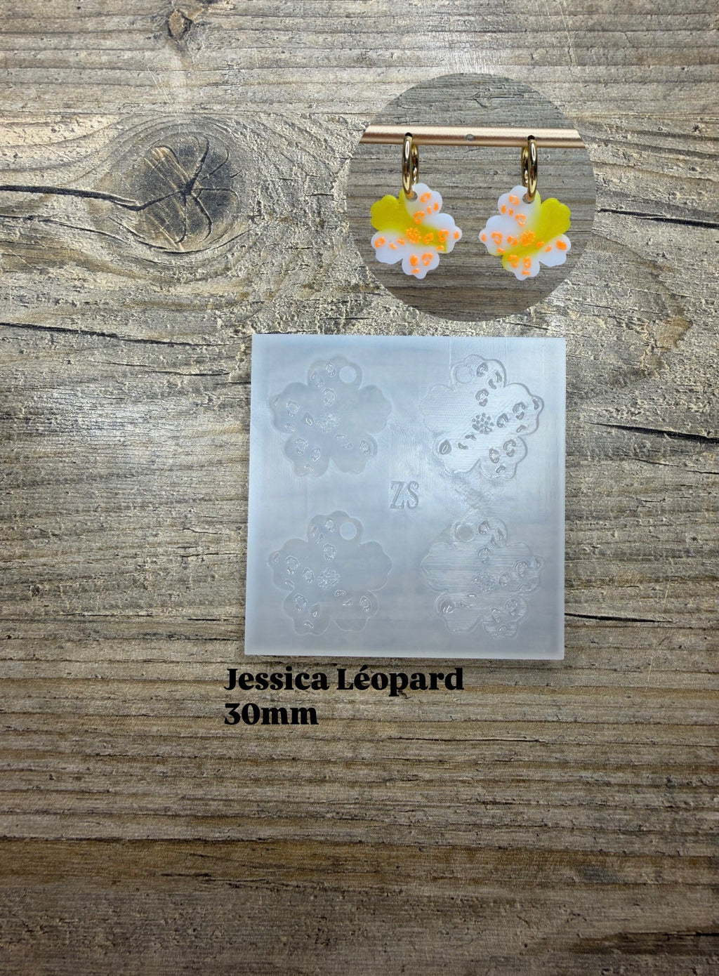 Moule Fleur Léopard Jessica