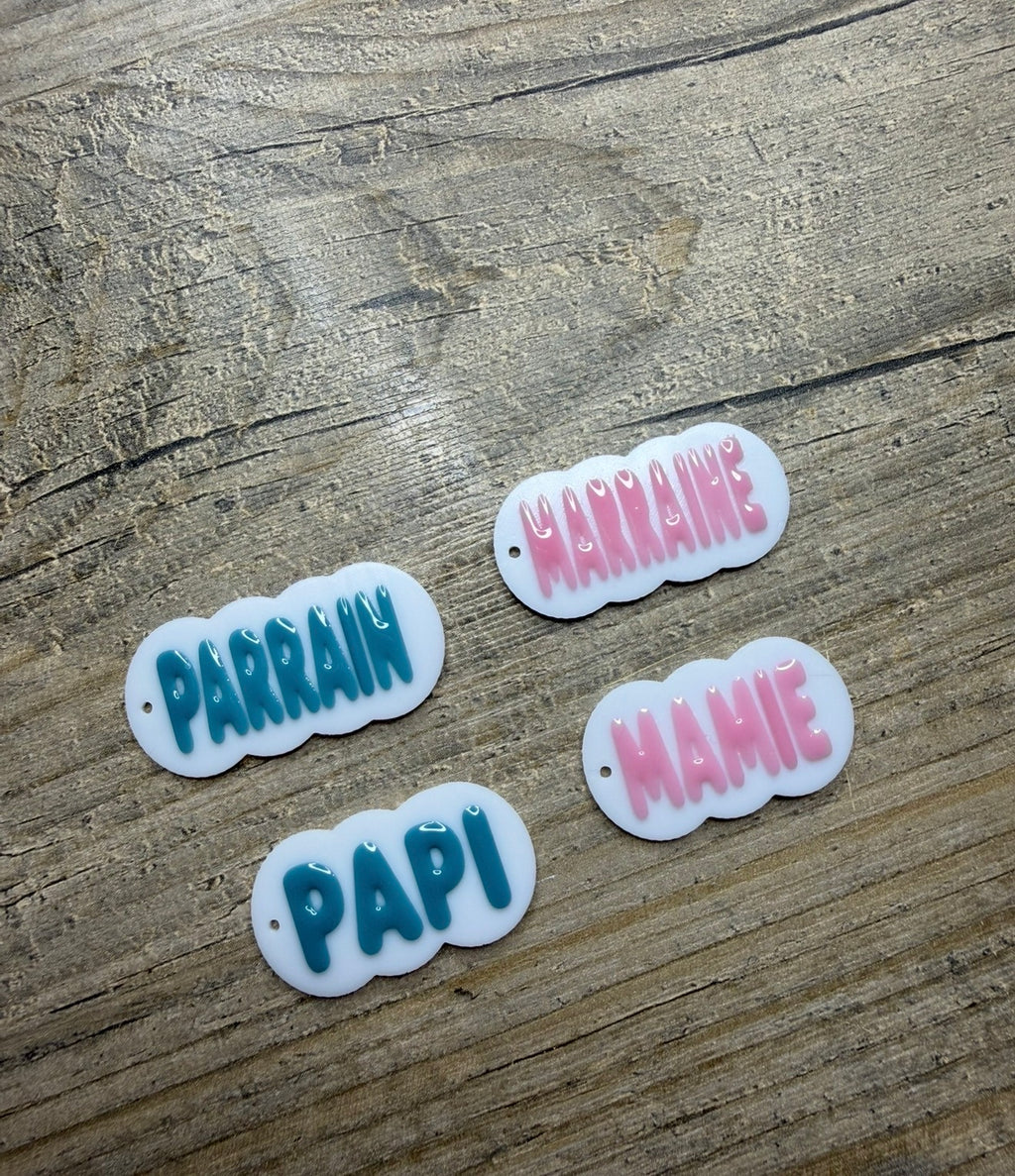 Moule Parrain Marraine Papi Mamie