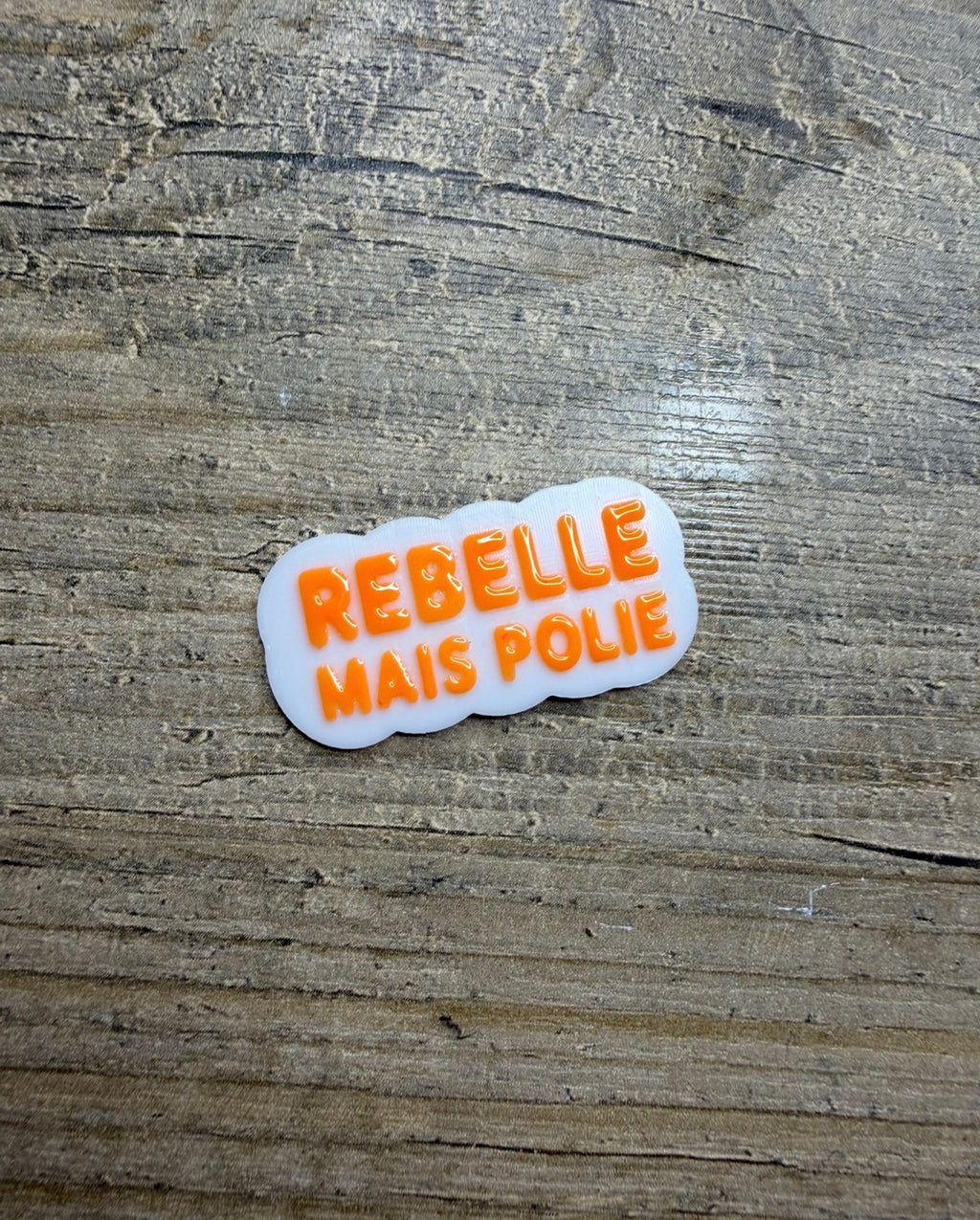 Moule Mot Rebelle mais polie