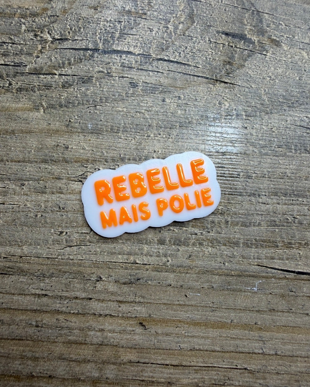 Moule Mot Rebelle mais polie