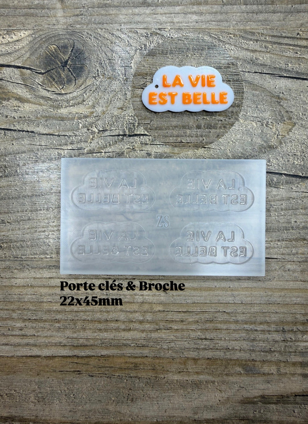 Moule Mot La vie est belle