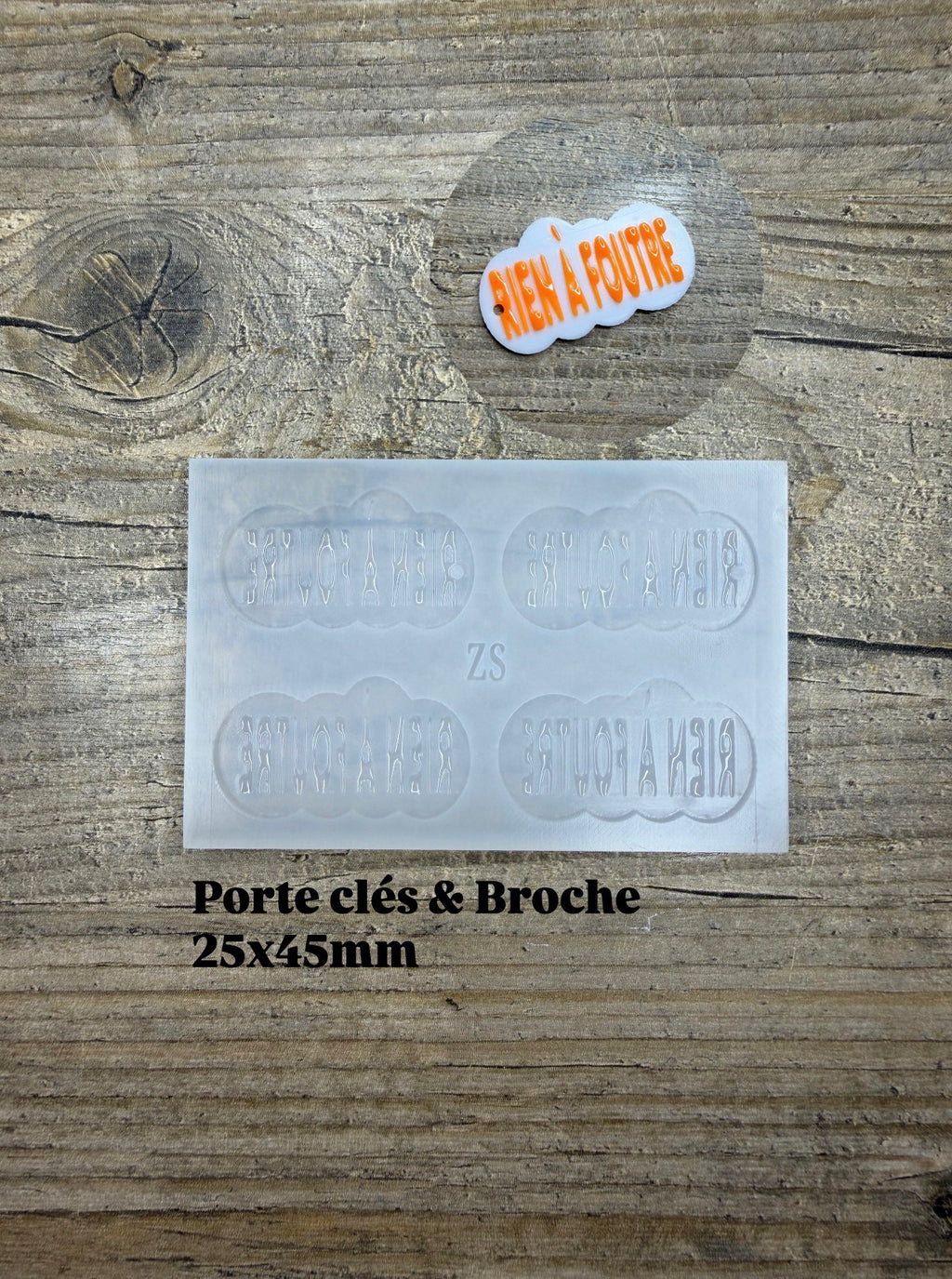 Moule Mot Rien à foutre