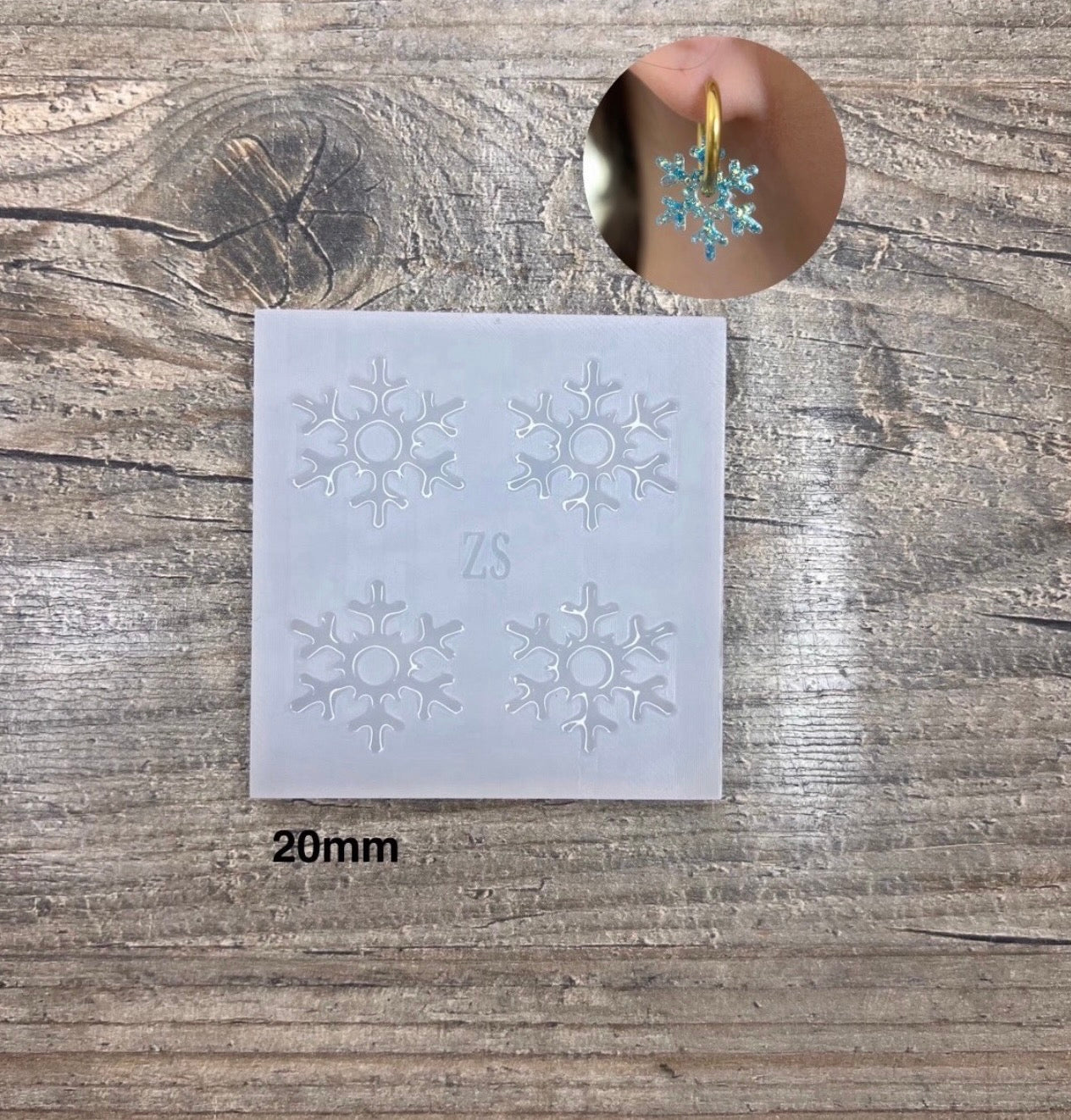 Moule Flocon de Neige 20mm