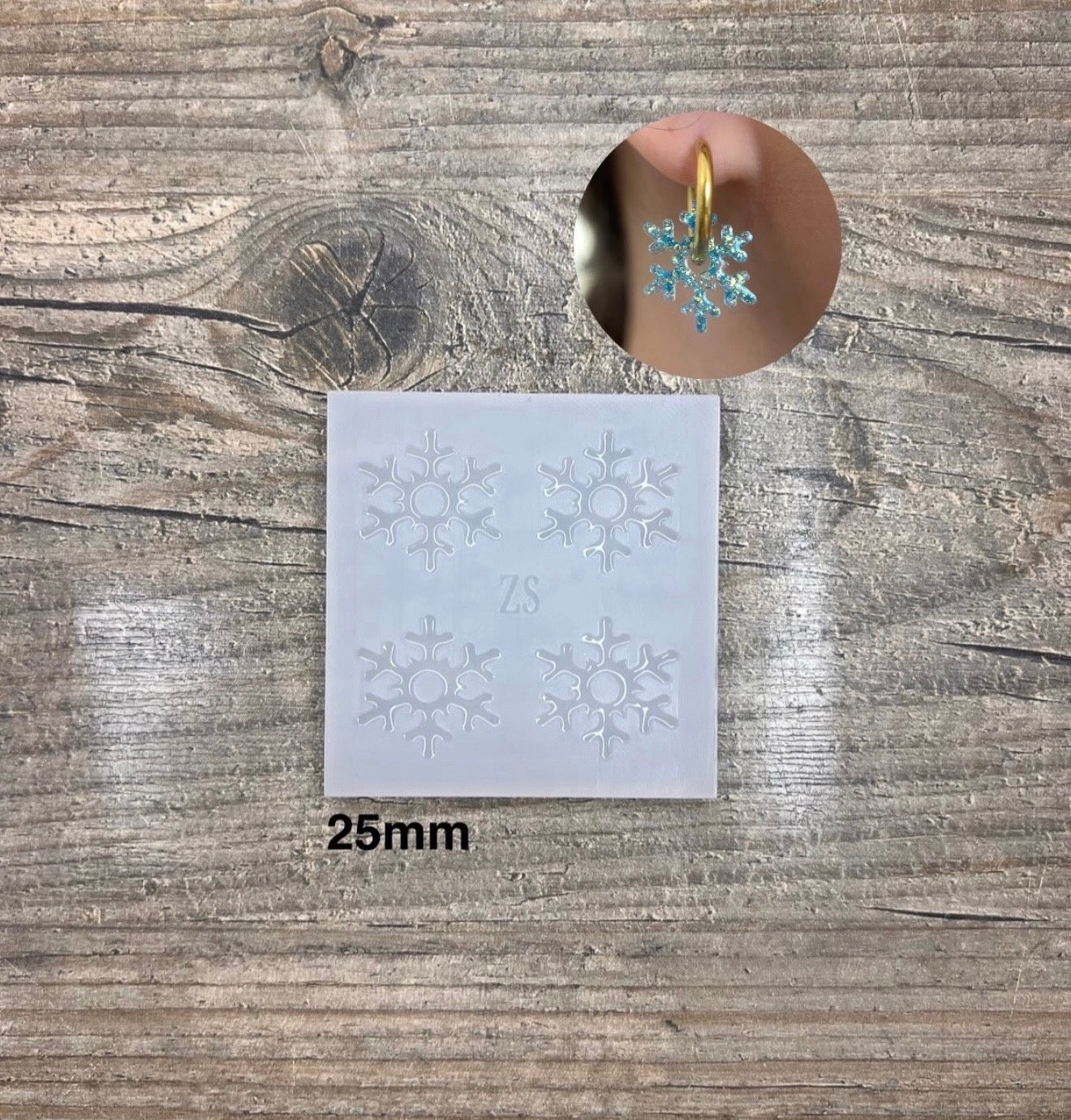 Moule Flocon de Neige 25mm