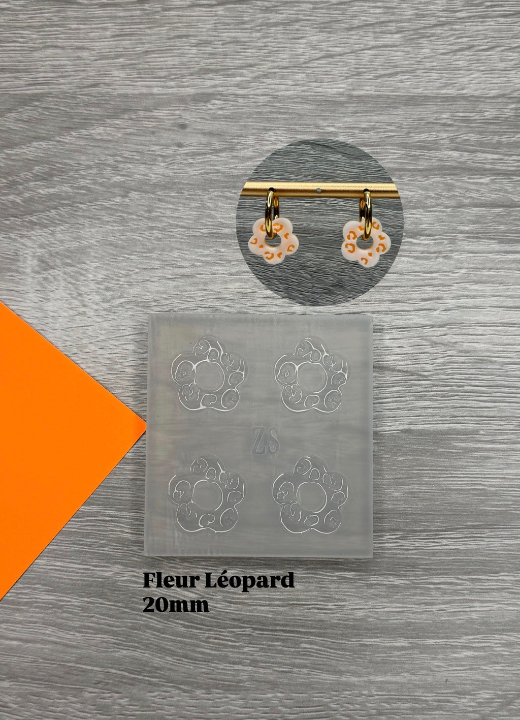 Moule Fleur Léopard