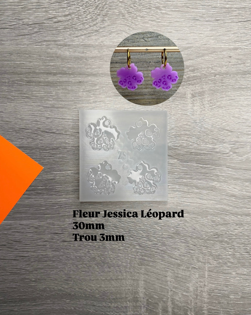 Moule Fleur Léopard Jessica