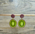 Boucles d'oreille marguerite blanche