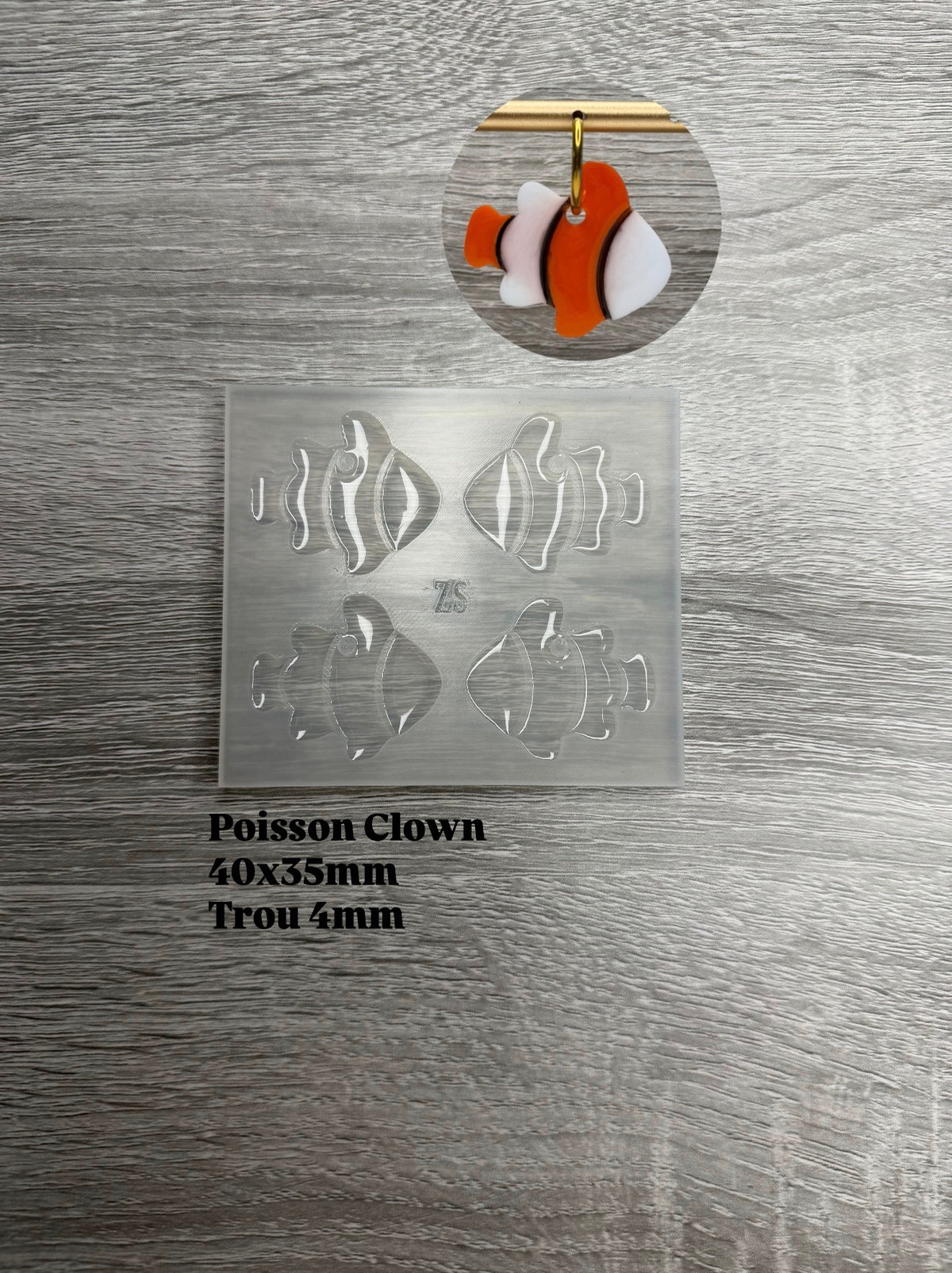 Moule Poisson Clown