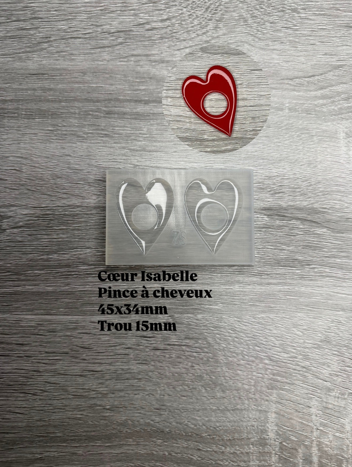 Coeur Isabelle accessoire