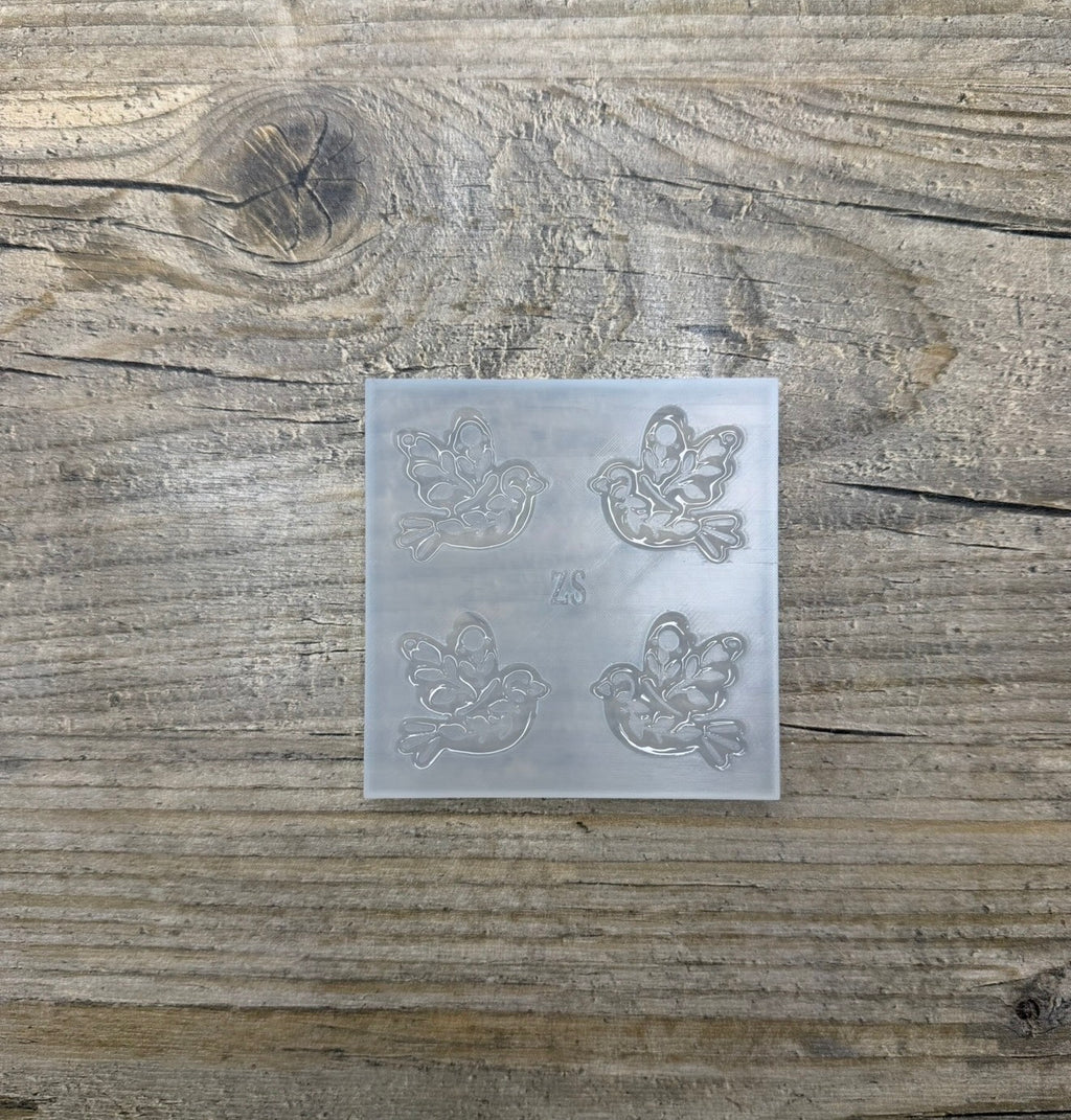 Moule Oiseau Floral