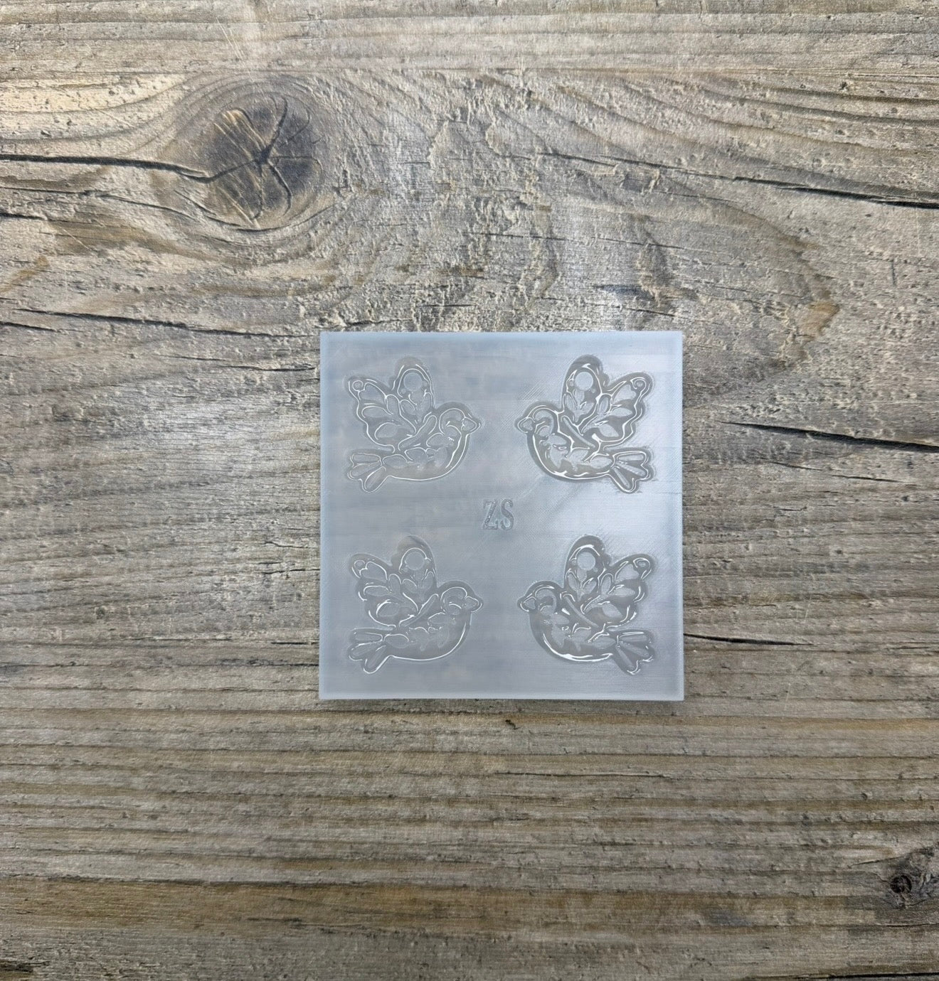 Moule Oiseau Floral