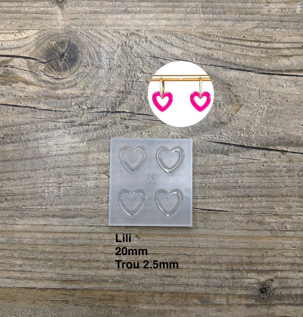 Moule Coeur Lili