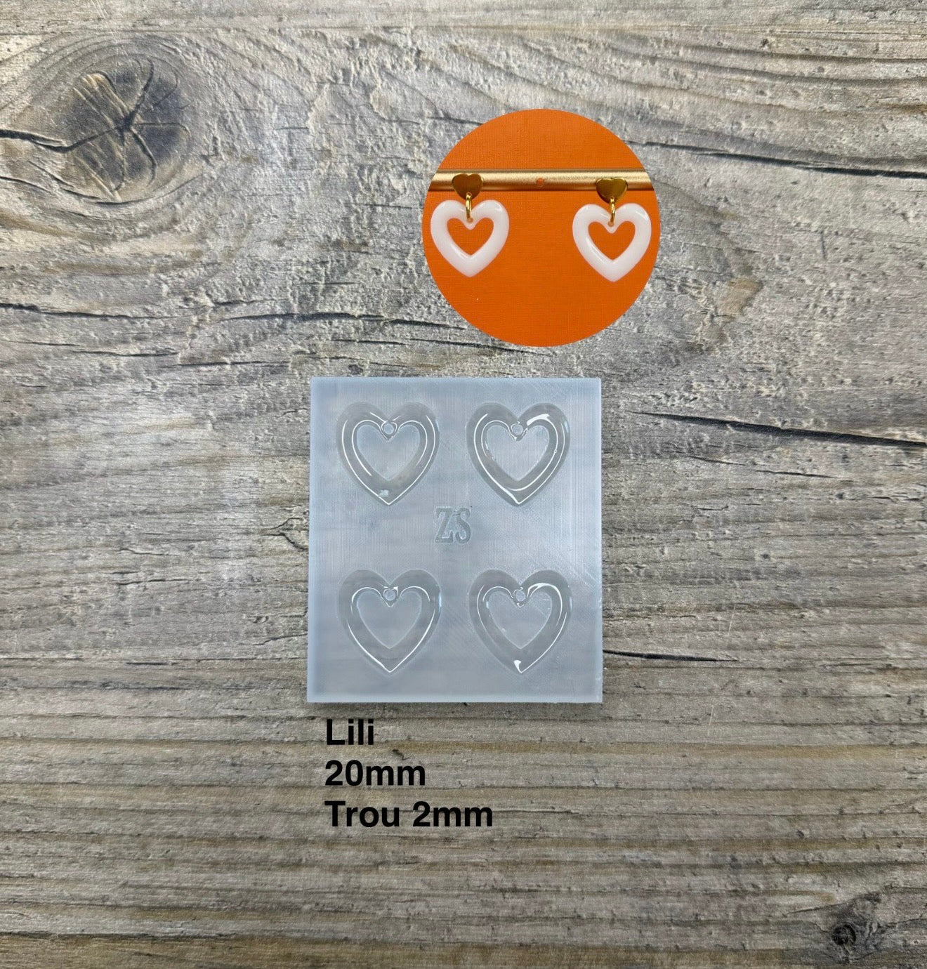 Moule Coeur Lili