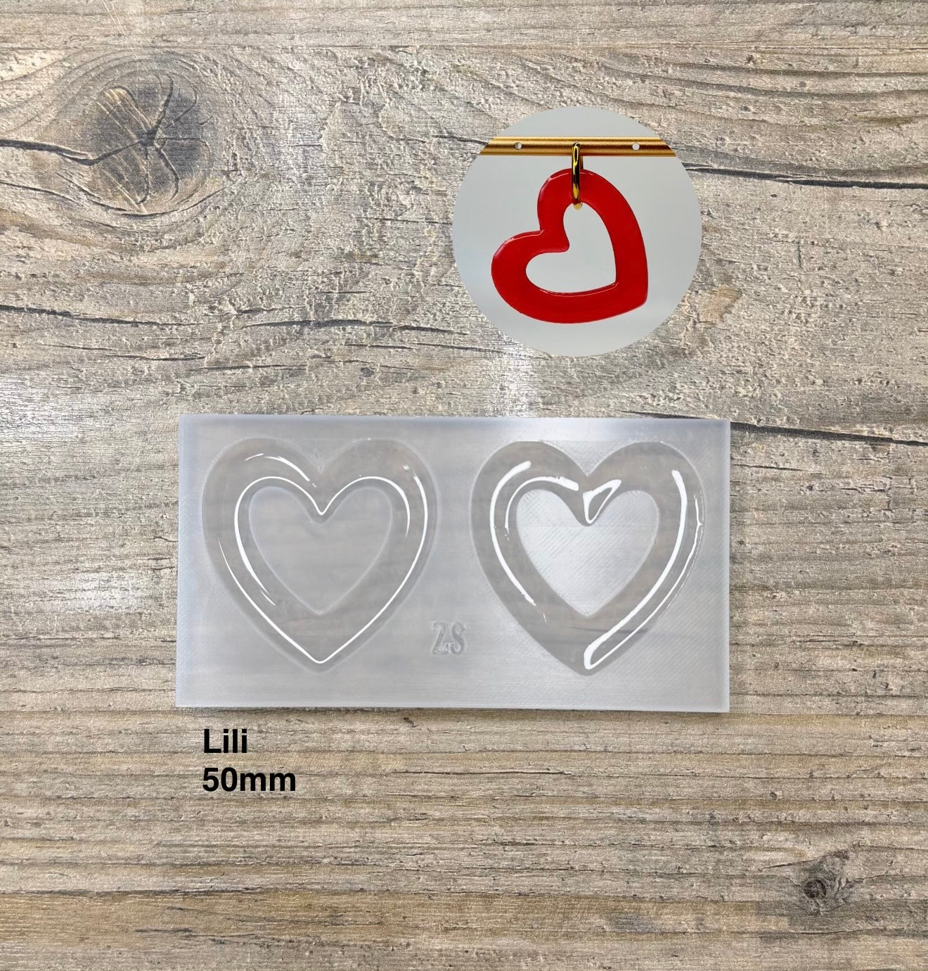 Moule Coeur Lili