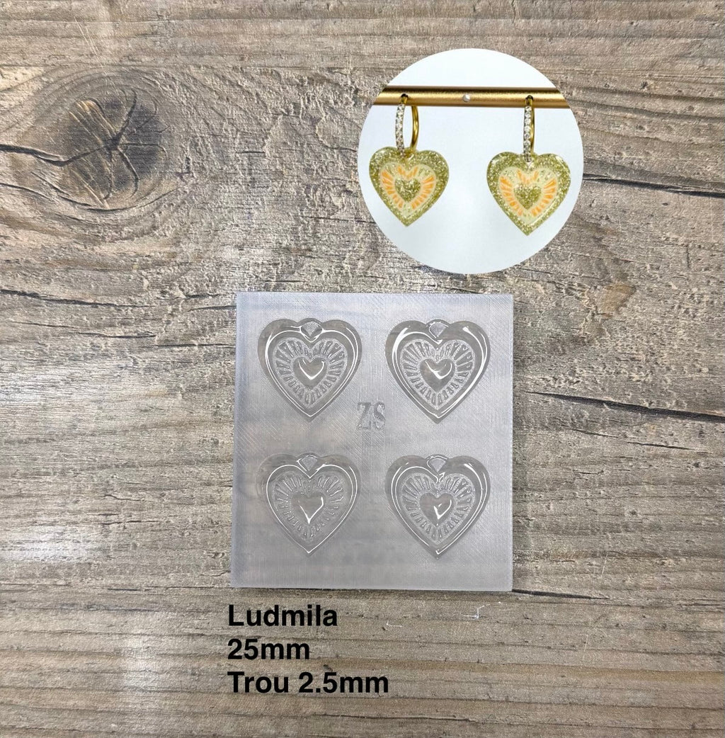 Moule Coeur Ludmila Ex Voto