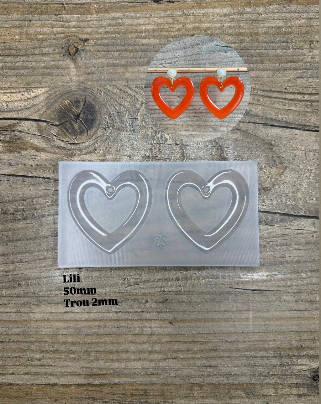 Moule Coeur Lili