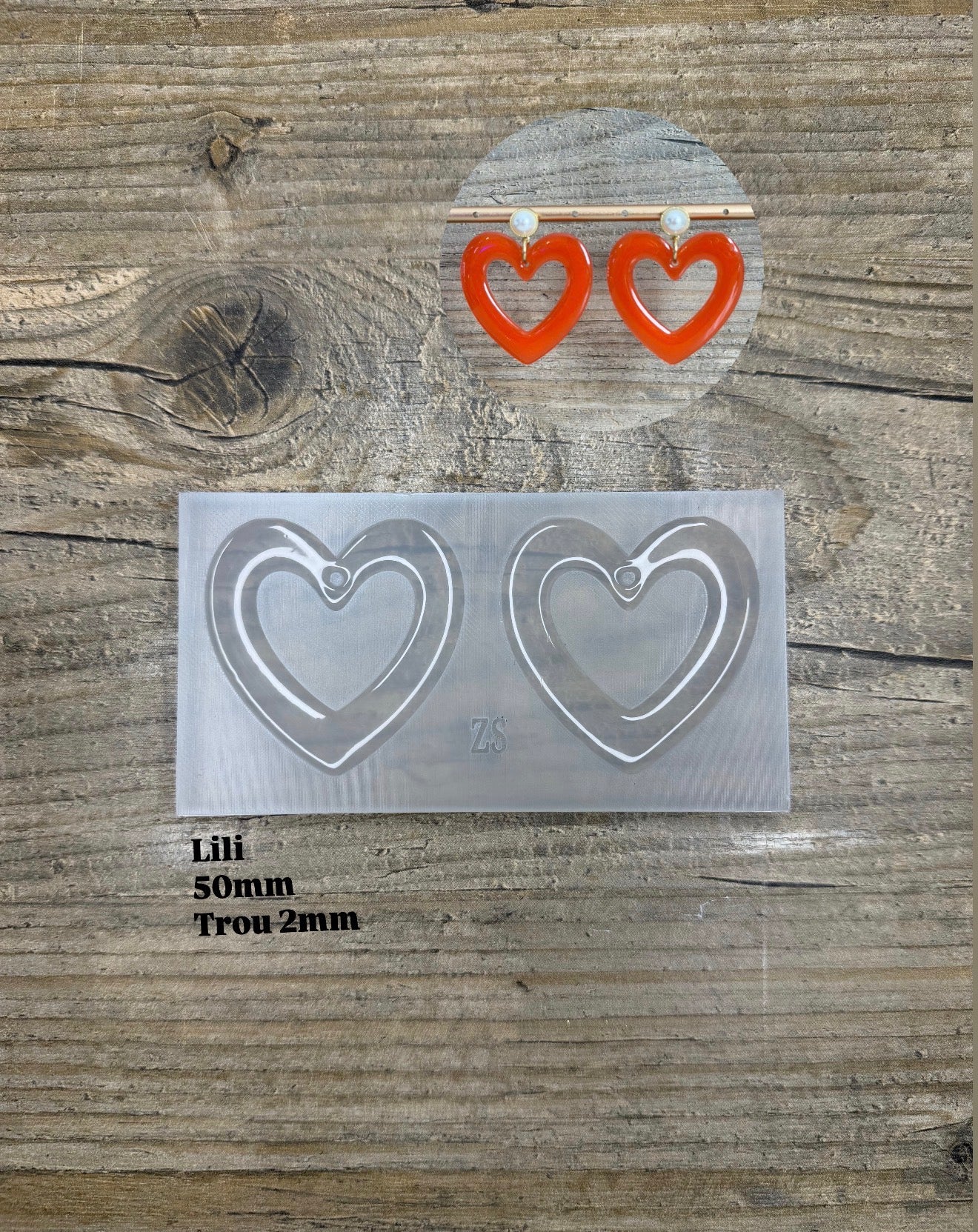 Moule Coeur Lili