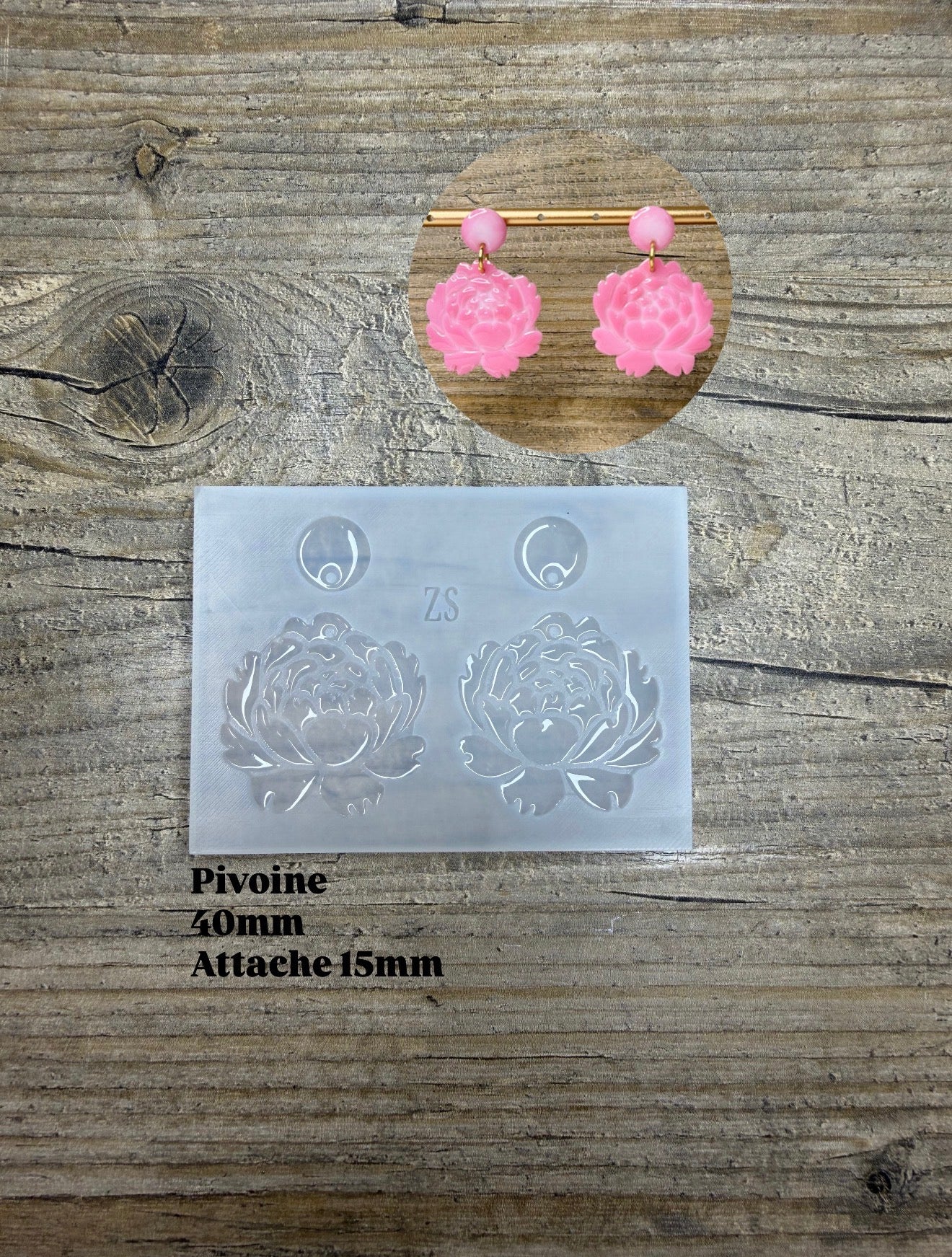 Moule Pivoine