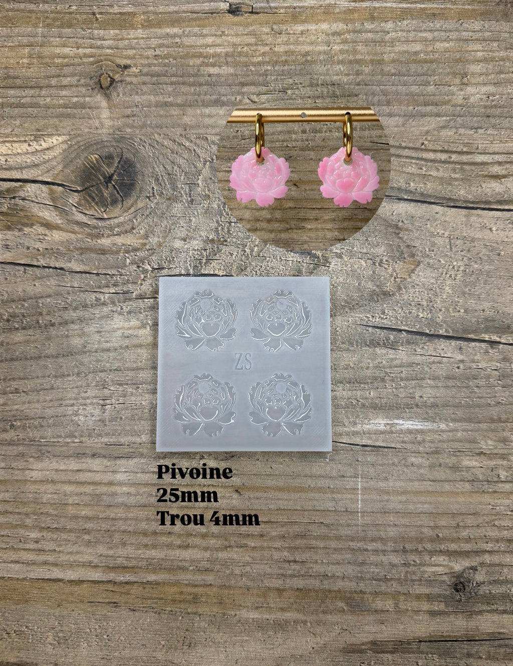 Moule Pivoine