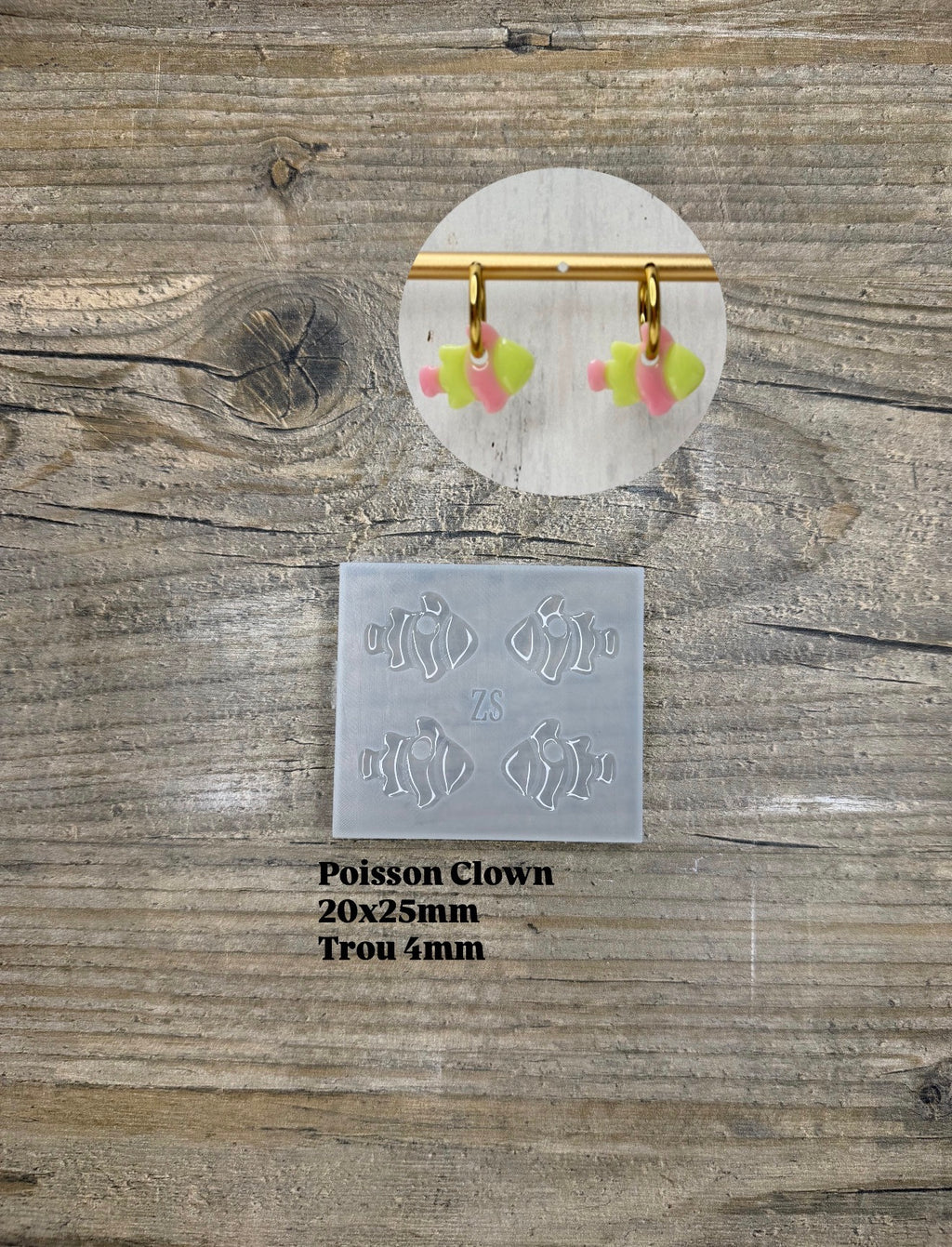 Moule Poisson Clown