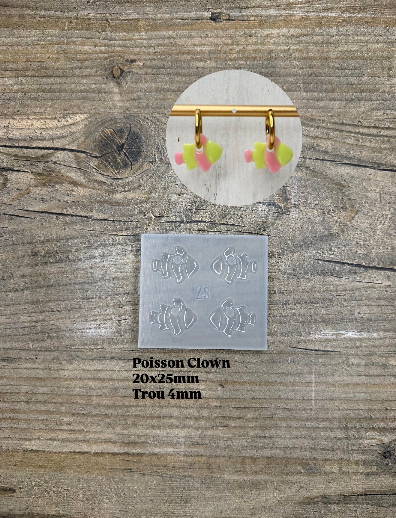 Moule Poisson Clown