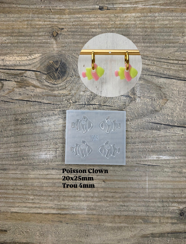 Moule Poisson Clown